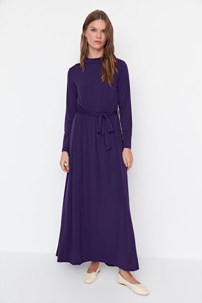 Trendyol Modest Dress - Purple - Skater