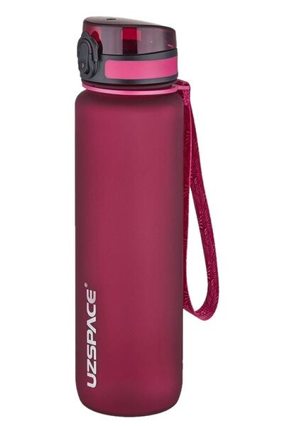 Ukkonline زجاجة مياه كبيرة الحجم 28 سم 1000 مل 1 لتر Bpa بدون رائحة للتسرب 3038