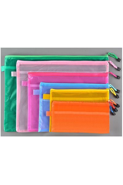 Vox Art Orange A5 Paper Binder - Pp Zipper, 2 Compartments, 2 Pieces