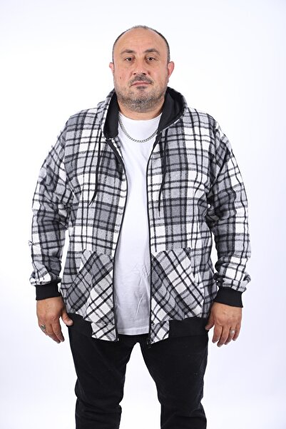 Starbattal Kangaroo Pocket Oduncu Sweat-shirt Stripe 22209-γκρι