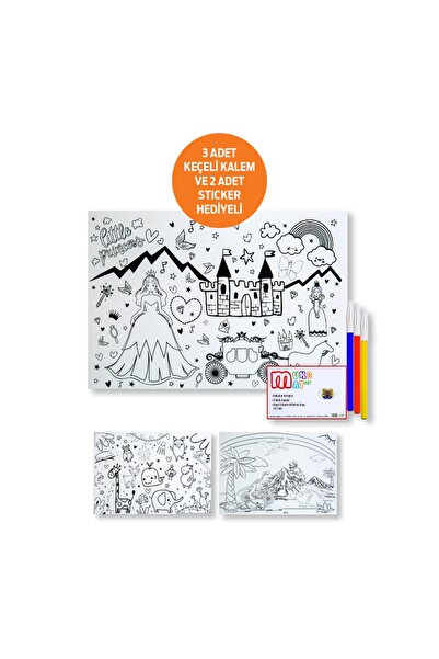 Leva House Çocuk Boyama Matı 25x35 Cm