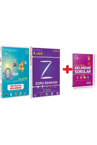 Tonguç Yayınları 4. Sınıf Tüm Dersler Konu Anlatımlı Soru Bankası Zoru Bankas...