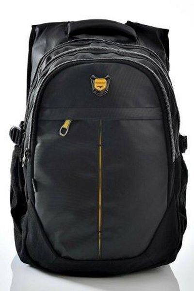 Relaxion Unisex Μαύρο Σχολικό Σακίδιο Πλάτης 2235 Rlx2235school