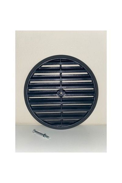 PartiAsya Natural Gas Glass Ventilation, Glass Vent Plastic Black