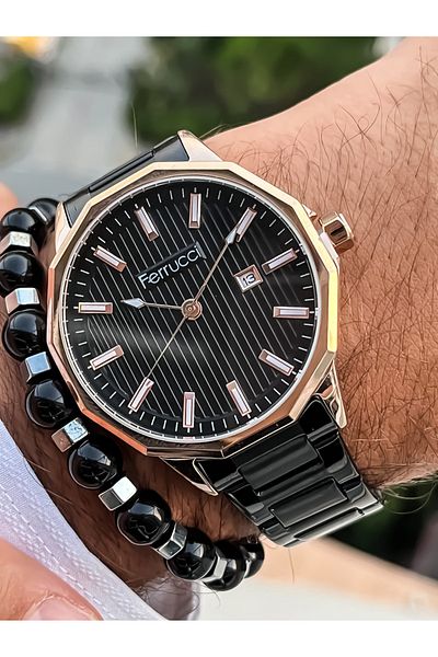Ferrucci Functions Active Black Men's Wristwatch