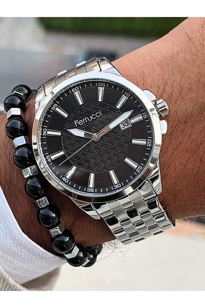 Ferrucci Function Men's Design Wristwatch + bracelet as a gift