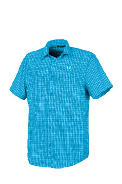 Ferrino قميص Halifax أزرق بأكمام قصيرة للرجال
