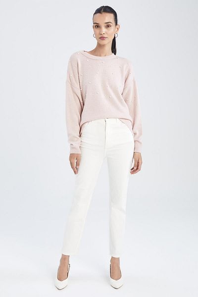 DeFacto Pulover cu decolteu elastic Relax Fit