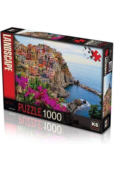 Ks Puzzle Manarola Italy - Ks Games Village 1000 Piece Puzzle