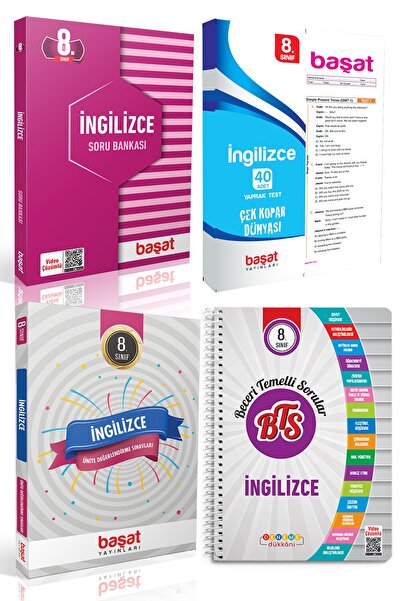 Başat Yayınları 8. Sınıf Başat Ingilizce Soru-ünite Değerlendirme-beceri Teme...