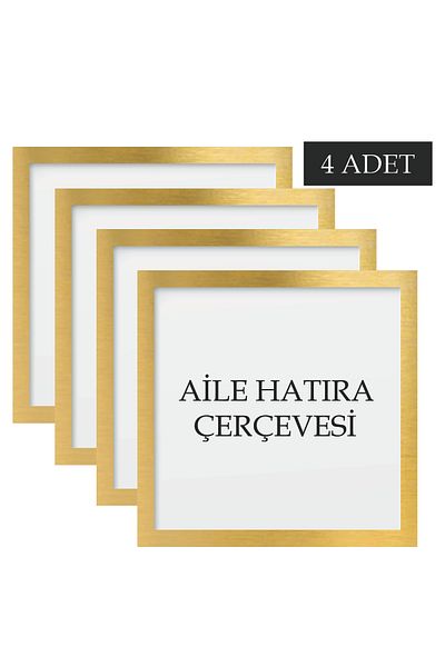 ÖZCANLAR ÇERÇEVE 4 τμχ Σετ Οικογενειακό Σετ Πίνακα Κενό Πλαίσιο Επιτραπέζιο Πλαίσιο Δώρο Πλαίσιο