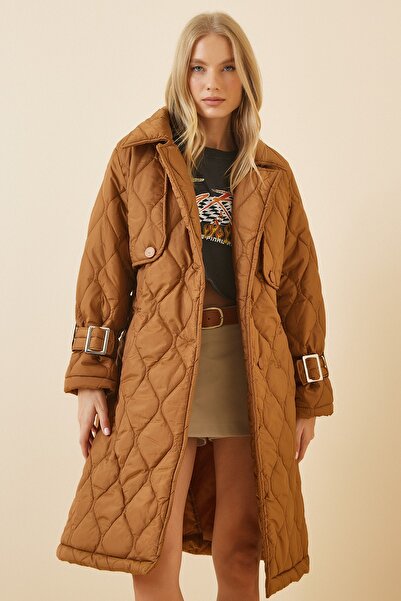 Happiness İstanbul Coat - Brown - Puffer