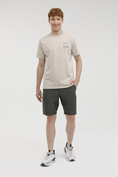 lumberjack Sn521 Alex Cargo Short 2f Khaki Men's Shorts