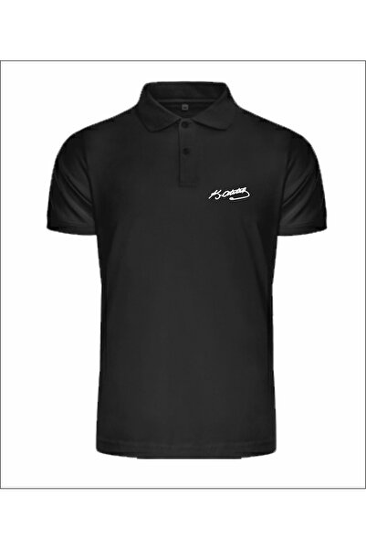 jan loren Atatürk Imzalı Polo Yaka Tişört