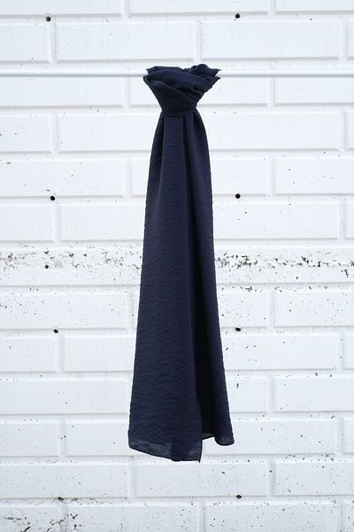 Ramada İpek Kraş Viscose Jazz Shawl Navy Blue