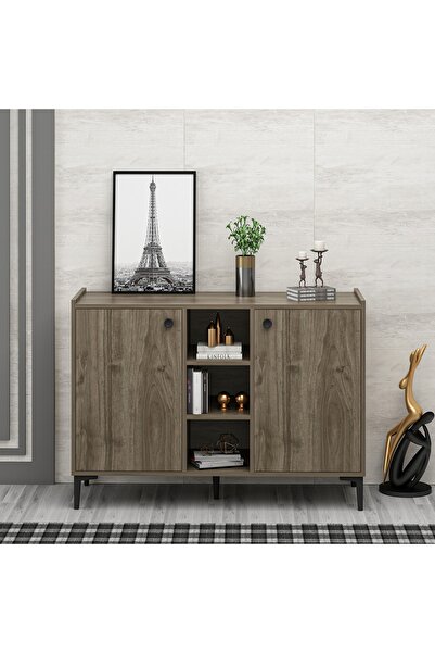 DEKOR İDA Ida Dekor Lova Konsol - Çok Amaçlı Dolap Ceviz