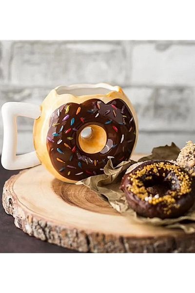 hediyeconcepti Donut Shaped Mug