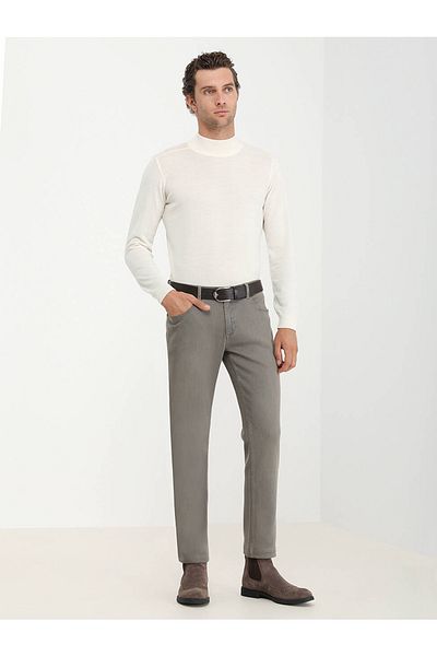 Kip Πλεκτό πουλόβερ Half Turtleneck Basic Ecru