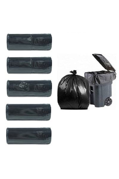 EYMARMARKET Hantal Size Heavy Duty Garbage Bag 100x150 Cm 10 Pieces Roll 5 Pack
