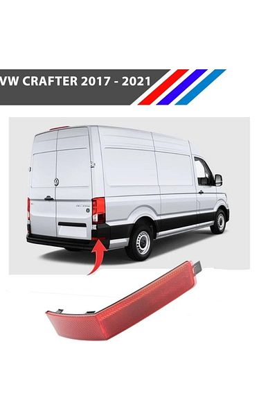 MEPARTS Vw Crafter المصد الخلفي عاكس اليسار واليمين مجموعة 2017 - 2021