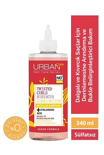 Urban Care Twisted Curls Hibiscus & Shea Butter Micellar Şampuan* …….saç_0115