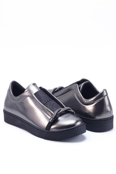 eformoda by emre yılmaz Γυναικεία παπούτσια από γνήσιο δέρμα Platinum 7225