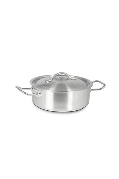 ÖZBİR Stainless Steel Induction Base Cylindrical Pot 18x8 Cm 2.2 Lt