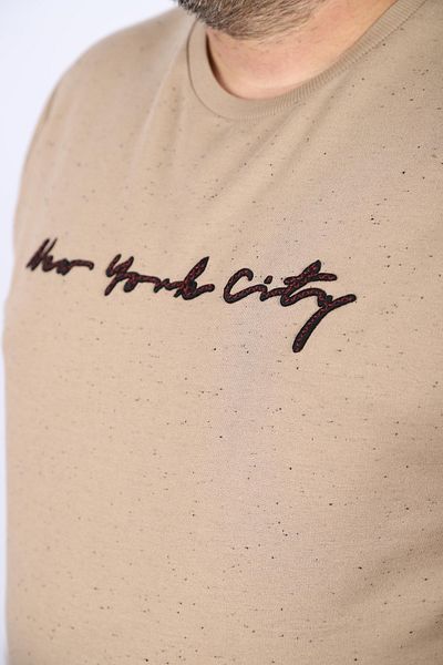 Starbattal Plus Size Sweat New York City 22704-μπεζ
