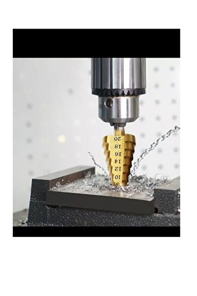 CEKSAN Kademeli Matkap Ucu 4-20mm Bits Saplı Hss -kozalak Uç