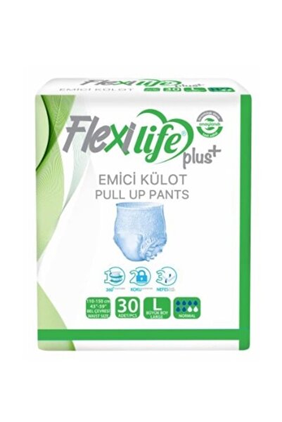 flexi flexilife فليكسي لايف بلس حفاضات داخلية مقاس كبير كبير 30 قطعة