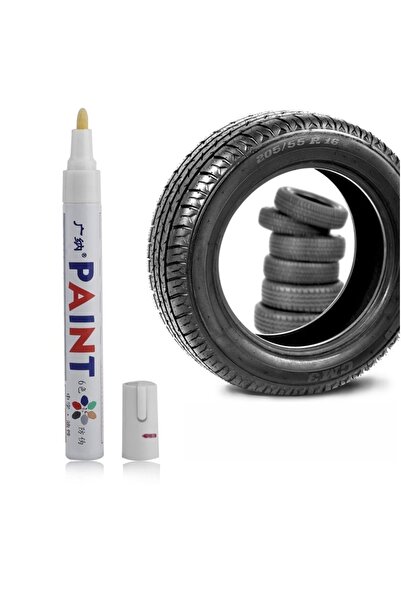 PAINT Lastik Boyama Yazma Kalemi Beyaz
