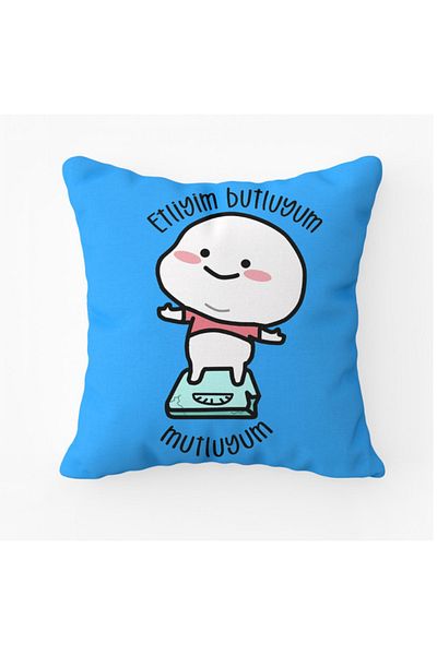 Puffbutik Meaty Butluyum Happy Pillow