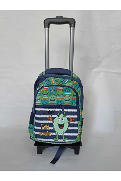 ASTRAL Шкільний рюкзак із зеленим візерунком