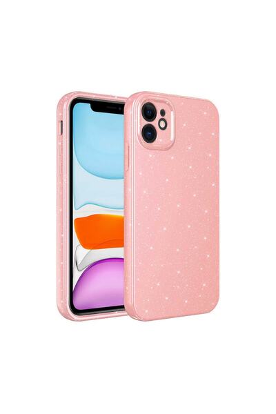 UnDePlus Apple Iphone 11 Kılıf Simli Silikon Lüks Kapak