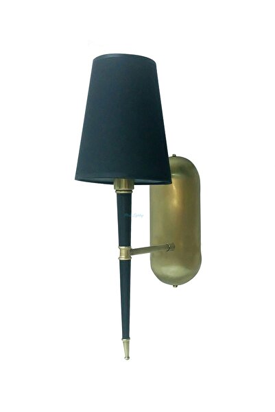 Modi Lighting Tekli Konik Şapkalı Siyah Eskitme Modern Aplik Mod-ap4403-1ey