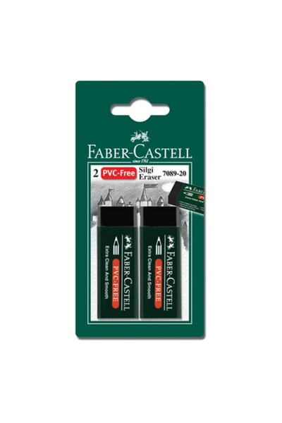 Faber Castell 2'li Siyah Silgi
