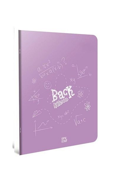 Gıpta Stationery And Toy World Back Saddle Stitching Plastic Cover Notebook A4 100 Sheets Checkered