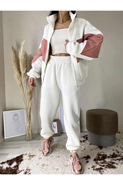 Machetta Design Women's Piece Zippered Tracksuit Set