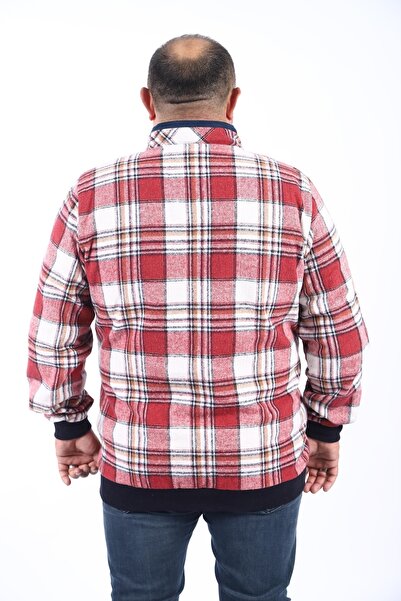 MocGrande Великий розмір Світшот з високим коміром 22219-бордо