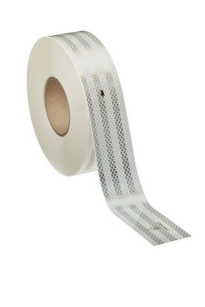 3M 10 Meters Strip Tape - Strip Reflector - Trailer Reflector E Certificate - White