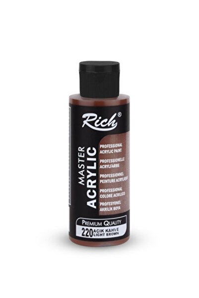 Rich Master Akrilik 120 Cc Açık Kahve
