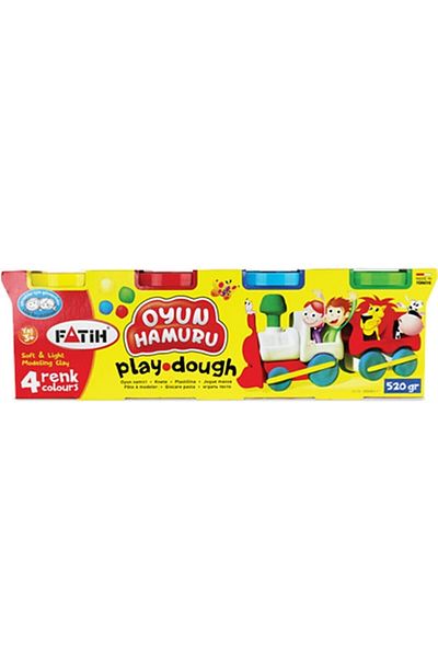 Fatih Play Dough 520 Gr 4 Colors 50061