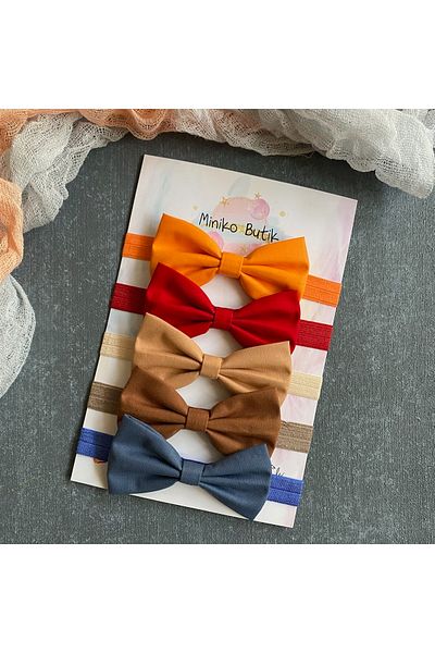 Miniko Butik Children's Bow Tie Set of 5