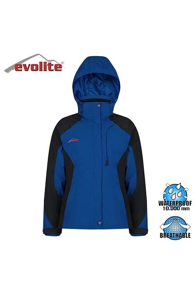 Evolite Diva Women's 3in1 Blue/black Coat