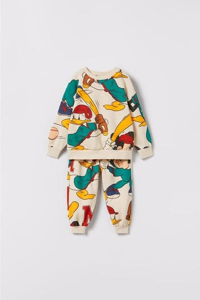 LADİN New Season Unisex Kids Mickey And Friends Printed Suit