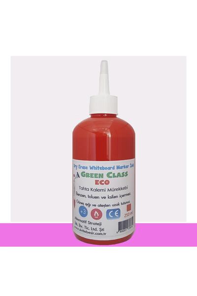 Green Class Eco Kırmızı Tahta Kalemi Mürekkebi +kalem - 250 Ml