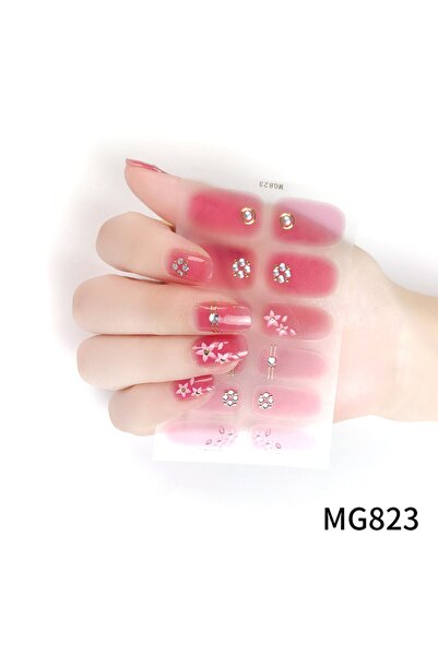 Ocean Tırnak Oje Sticker, Tırnak Dövmesi, Kolay Uygulanabilir, 12'li Nail Art...