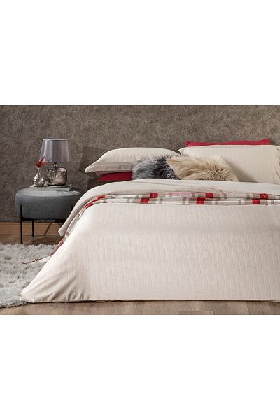 English Home Elegant Gleam Shiny Yarn Dyed Single Duvet Cover Set 160x220 Cm Gold