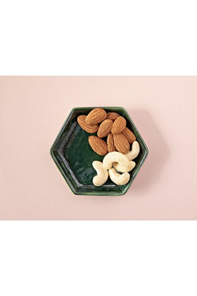 English Home Crispy Flowers Seramik Çerezlik 10 Cm Koyu Yeşil