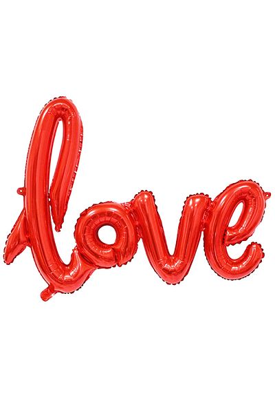 Rps Parti Love Signature Red Foil Balloon